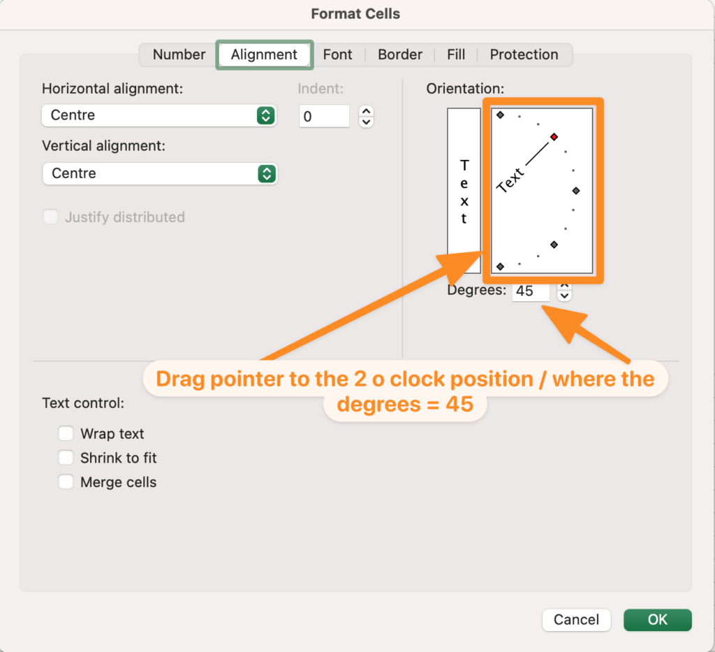 how-to-angle-and-rotate-text-in-microsoft-excel